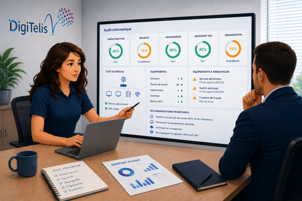 Conseil et audit informatique pour PME dans l'Oise par Digitelis