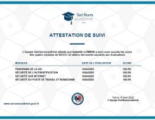 SecNum académie ANSSI